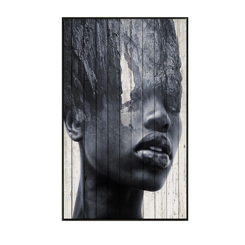 Board art girl 7 Самоотверженное уличное искусство женщины на холсте картины для гостиной стены искусства Современные принты и плакаты декоративные картины - Цвет: Board art girl 7