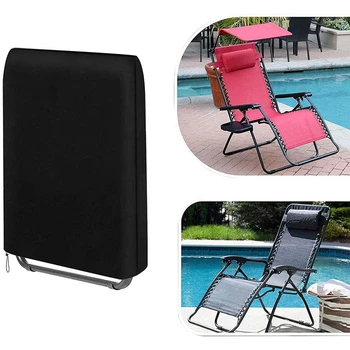 

Garden Stacking Chair Cover Patio Stacking Waterproof Dustproof UV Resistant Chairs Cover For Outdoor Furniture Protector
