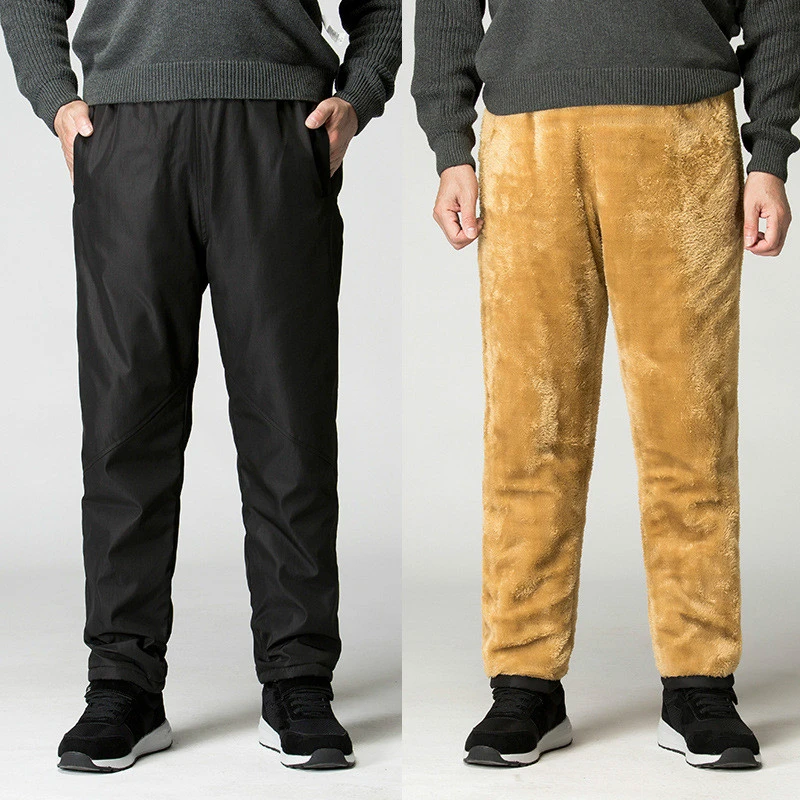 Thick fleece pants mens Clearance