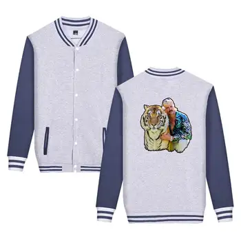 

Joe Exotic High Quality Pure color Baseball Jacket Keep Warm New Cool College Style Casual Fashion Winter/Autumn Thick Coats