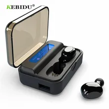 KEBIDU S590 Беспроводные Bluetooth 5,0 наушники TWS стерео Earbus спортивные наушники 3500 мАч светодиодный цифровой дисплей Handsfree с микрофоном