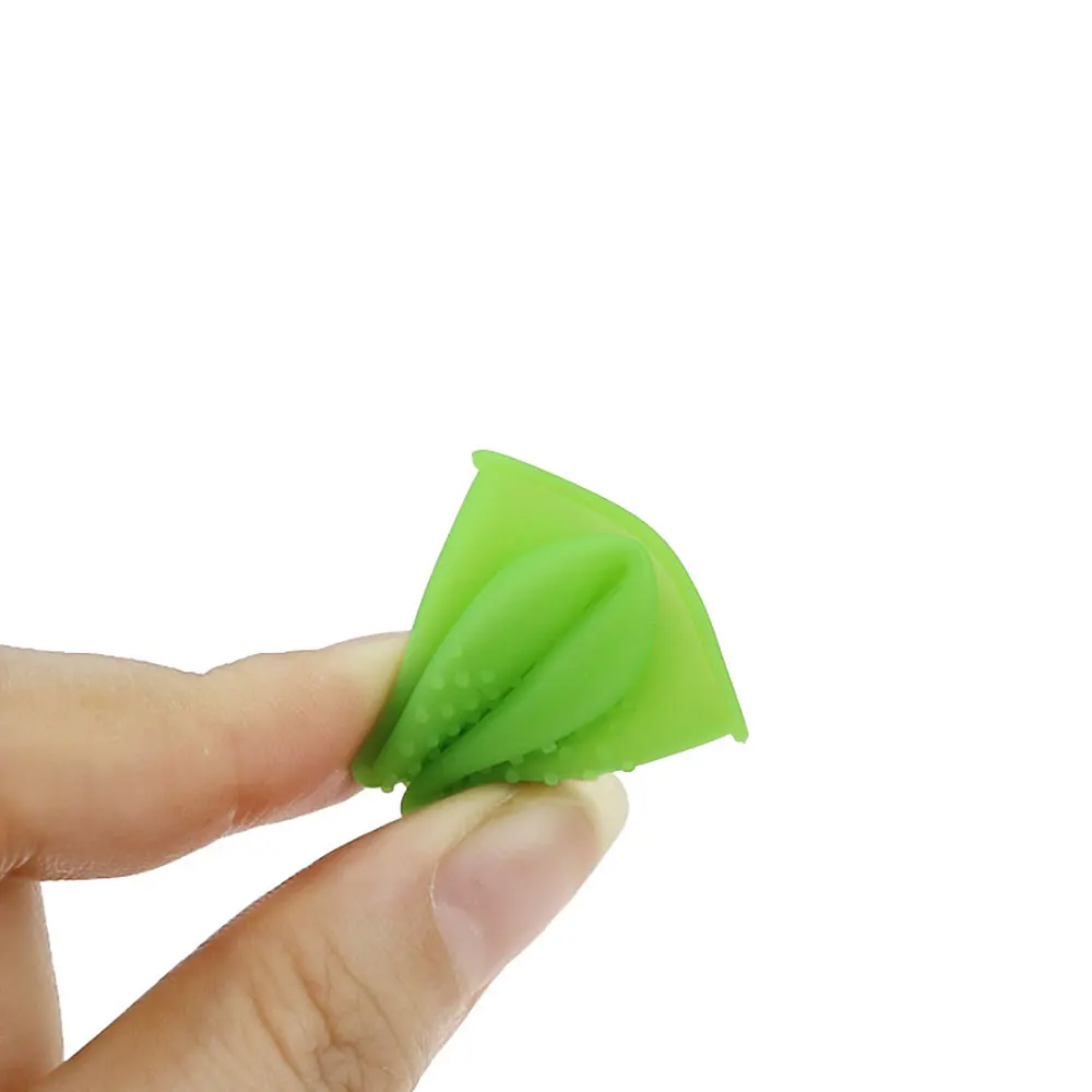 5PCS Silicone Finger Protector Sleeve Cover Anti-cut Heat Resistant Anti-slip Fingers Cover for Kitchen Tools finger guard finger protector