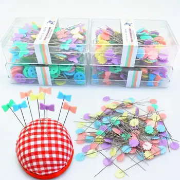 

100Pcs Stainless Steel Dressmaking Pins Embroidery Patchwork Pins Sewing Needle DIY Accessories Sewing Tools 7YJ329