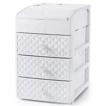 

Cosmetic Receiving Box, Simple Dust-proof Desktop Finishing Box, Drawer Type Skin Care Products, Lipstick Finishing Cabinet Shel
