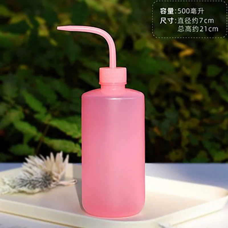 250/500ml Watering Pot Long Curved Transparent Water Bottle Liquid Container Spray Bottle Kettle 1 Pcs watering can