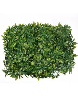 

40*60CM Artificial Leaf Hedge Panel Privacy Screen Garden Fence Artificial Plant Background Wall