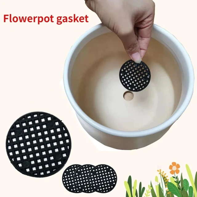 50Db Hasznos Virágcserép -Lyuk Hálónövény, 2,5 Cm, 4,5 Cm Átmérőjű Kerek Bonsai Pot Alsó Rács Szőnyegháló Vízelvezető Háló Lyuk