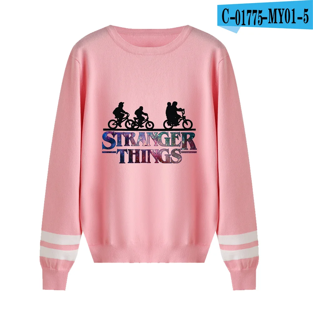 Осенне-зимний Повседневный свитер для мальчиков и девочек, новинка, теплая одежда с круглым вырезом в стиле Харадзюку, повседневные топы для мужчин и женщин - Цвет: pink