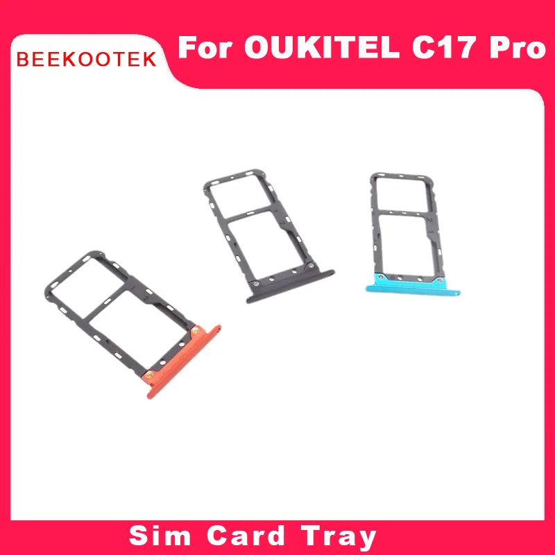 

OUKITEL C17 PRO держатель лотка для карт оригинальный новый лоток sim-карты держатель слота для сим-карты сменная лампа для C17 PRO смартфон