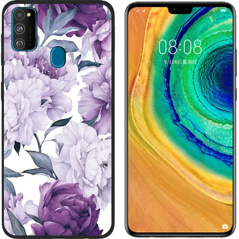 Для samsung M30S чехол 6,4 ''силиконовый черный мягкий ТПУ чехол для телефона с принтом для samsung Galaxy M30S задняя крышка m30s M 30S Coque