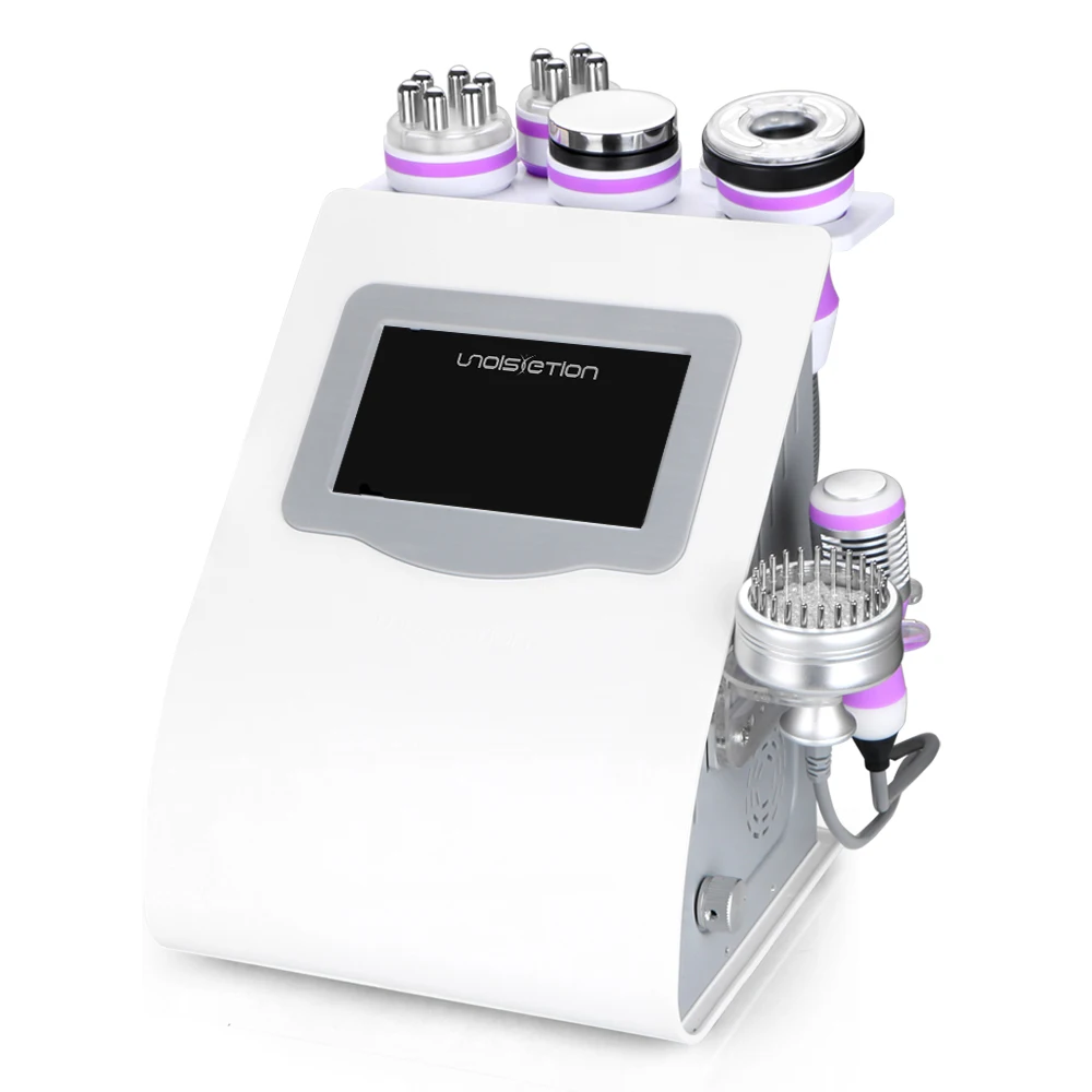 8 in 1 RF Vacuum Cold Photon Slimming Machine Unoisetion 40Khz Radio Frequency Cellulite Skin Tightening ET76D3 | Красота и здоровье