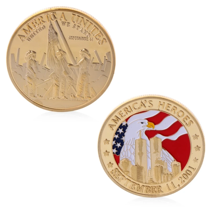 Drop Ship America's Heroes September 11 2011 Commemorative Challenge Coin Collection Gift