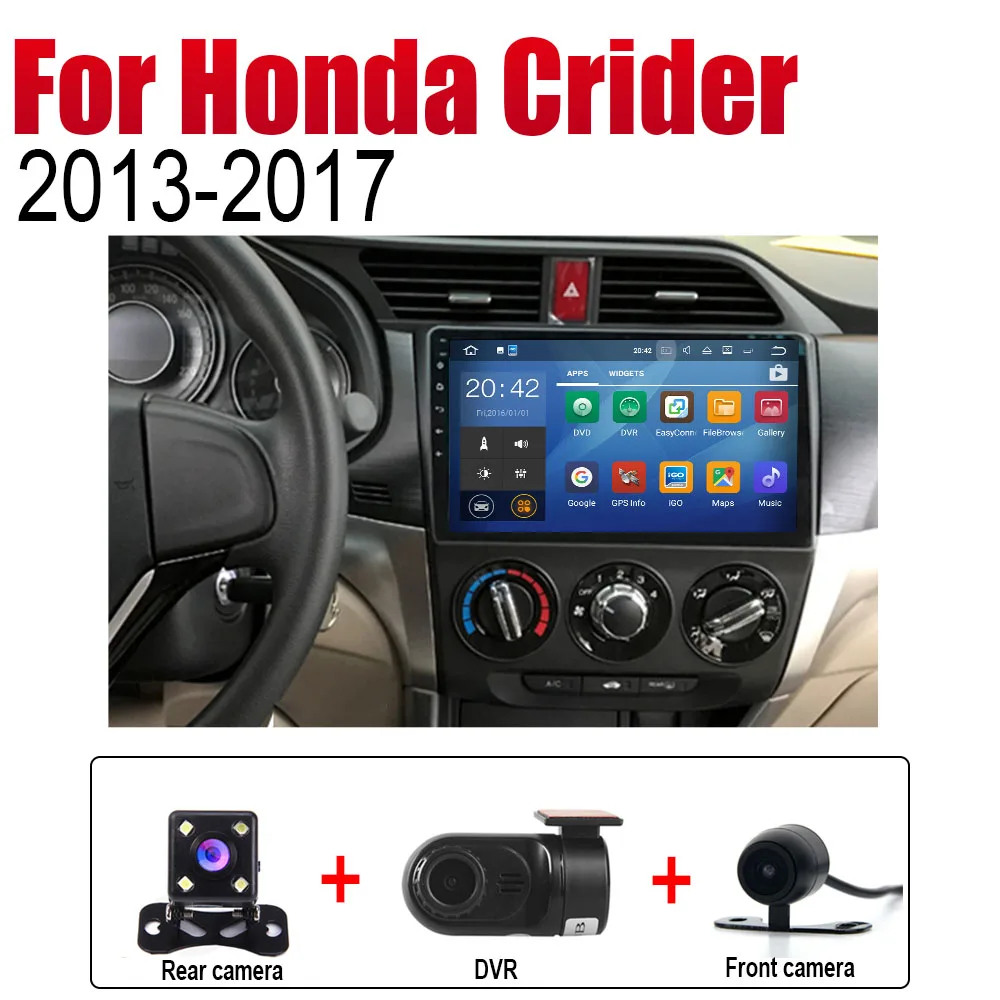 Extra Items ZaiXi Android автомобильный gps Navi для Honda Crider 2013~ плеер навигация WiFi Bluetooth Mulitmedia система аудио стерео эквалайзер - Цвет: Extra Items