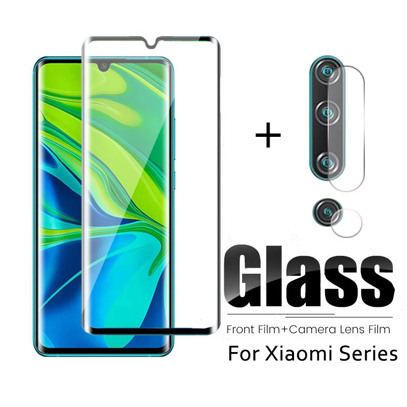 2 в 1 камера закаленное стекло для Xiaomi Mi Note 10 Pro Защита экрана для Xiaomi Mi CC9 Pro Note10Pro Защитное стекло для объектива