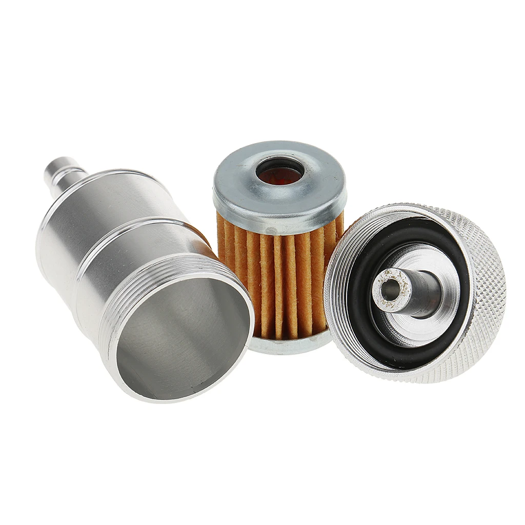 1x Universal Motorcycle Pit Dirt Bike ATV Quad Inline Fuel Gas Filter 1/4 Inch 6mm