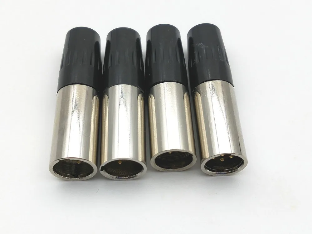 10 шт. Mini XLR Мужской 3pin 4pin 5pin 6pin Аудио Микрофон Разъем