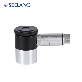 OSEELANG 1.25" Illuminated Eyepiece 12.5mm Double Line Cross Reticle Eyepiece 4 Plossl Design 40 De FOV Astronomy Telescope