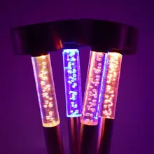 5 шт. Спайк солнечной энергии светодиодный светильник для газона пейзаж Сад Двор Путь Точечный светильник поддержка дропшиппинг