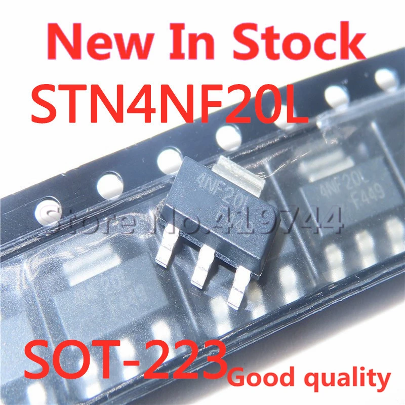 5pcs/lot Stn4nf20l 4nf20l Sot-223 Integrated Circuit In Stock New ...