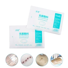 2Pc 6x7cm Disposable Sterile Intravenous Indwelling Catheter Fixation Medical Waterproof PU Film Wound Dressing Stickers