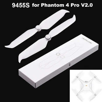 

4 Pcs Phantom 4 Pro V2.0 9455S Propeller for DJI Phantom 4 Advanced Camera Drone Low Noise Props Blade Props Wing Replacement