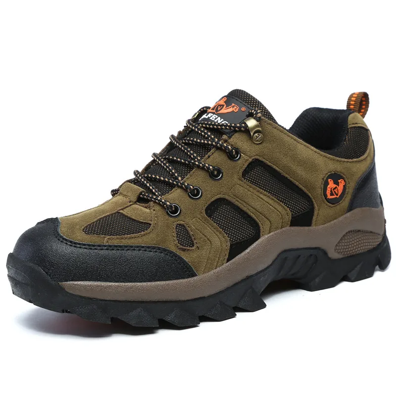 

Couple sports shoes non-slip wear-resistant outdoor hiking shoes low-top lace-up travel shoes wild camping tactical shoes