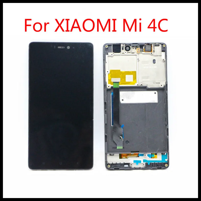 

No Dead Pixel 5.0" 1920x1080 Replace Screen Mi 4C LCD For XIAOMI Mi4C LCD Display Touch Screen Digitizer with Frame