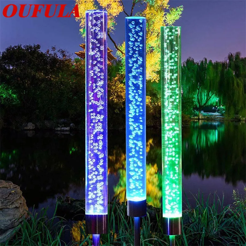 

AOSONG Solar Lawn Lamp Bubble Outdoor Waterproof Garden Courtyard Colorful Landscape Lamp