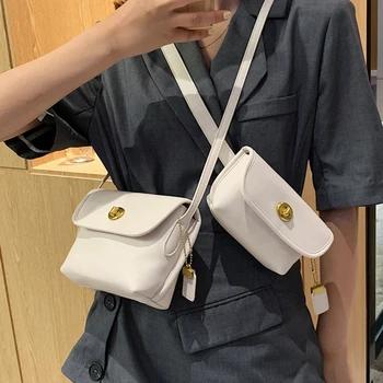 

2020 New Mini Crossbody Bags For Ladies High Quality PU Leather Shoulder Bags Luxury Designer Waist chest Bag Bolsas Feminina