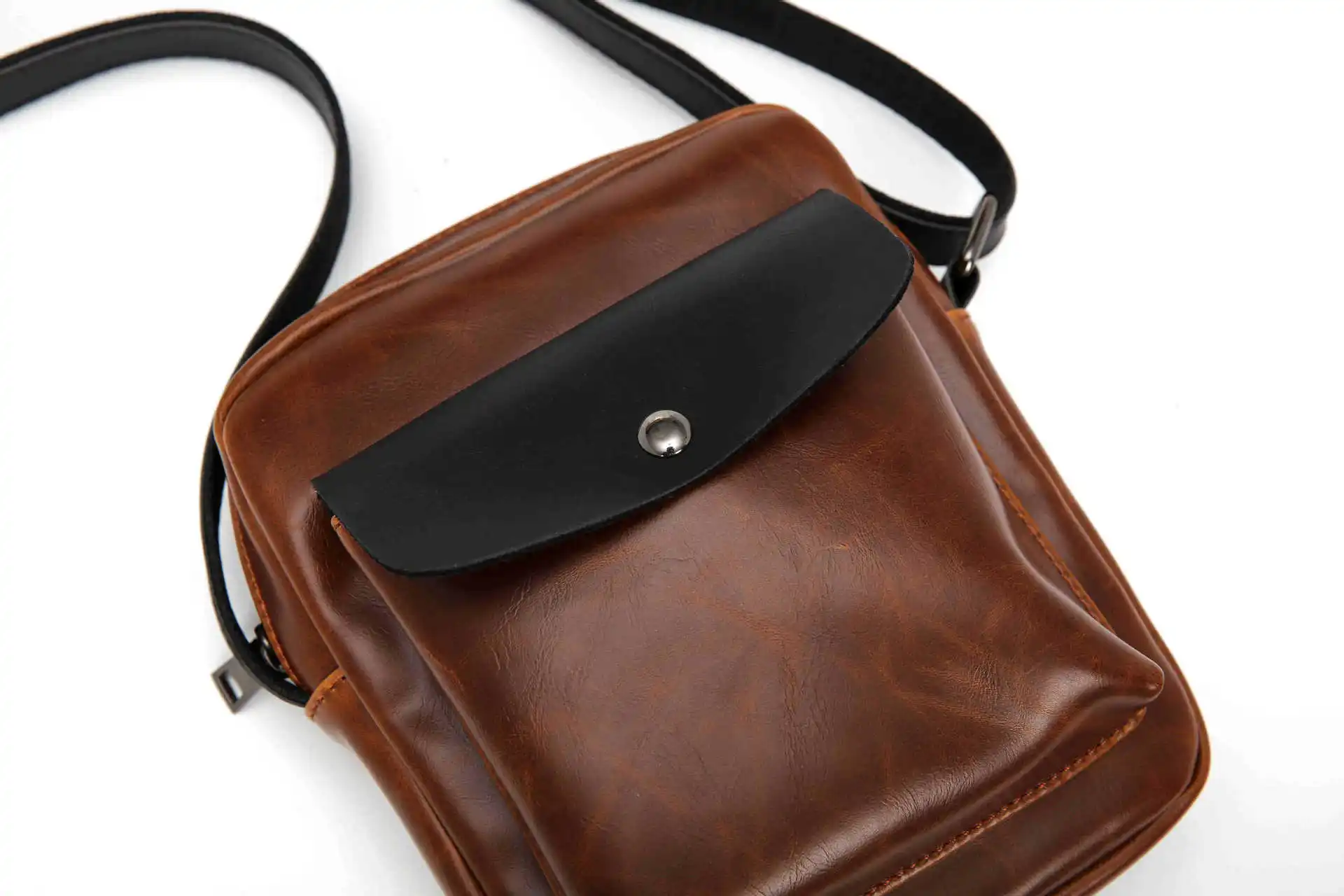 Retro men's bag, single shoulder bag, man's oblique satchel bag, man's bag