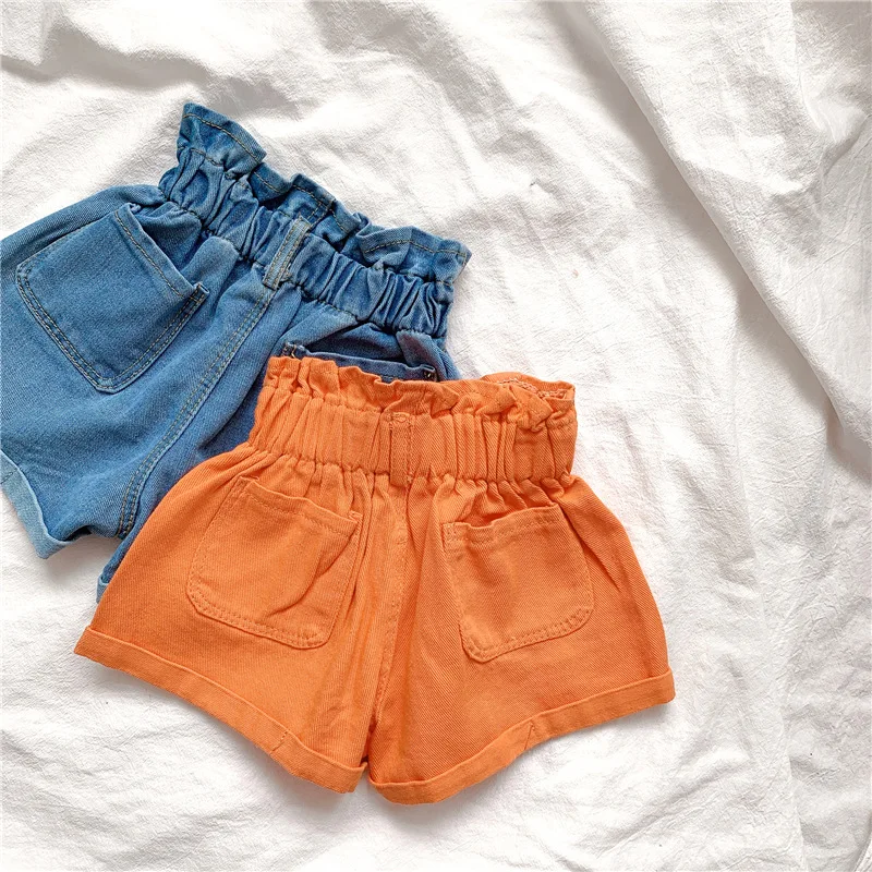Kids Shorts Kids Trousers Girl Summer Jeans Denim Shorts Three Colors