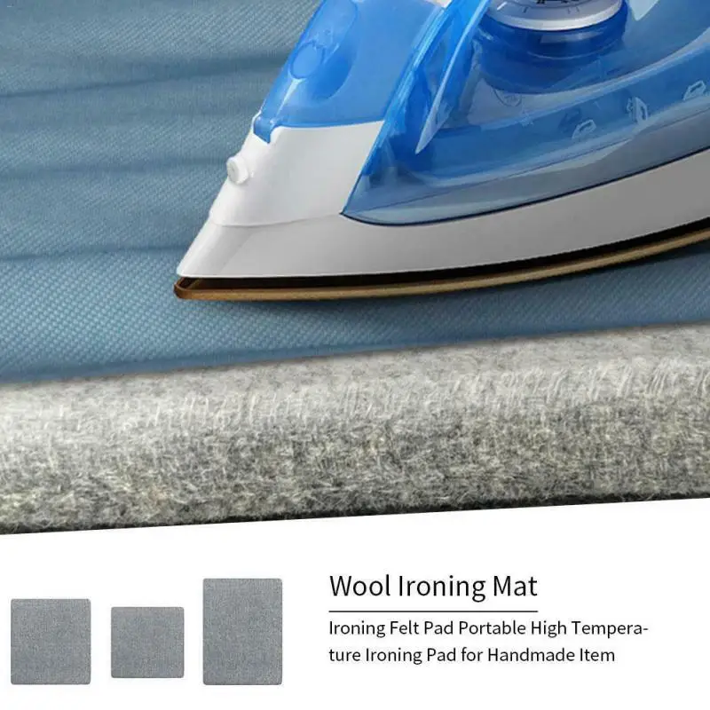

Ironing Felt Pad Portable High Temperature Resistance Ironing Pad New Zealand Wool Pressing Mat Easy Press Ironing Pad