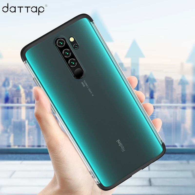 Translucent Case for Xiaomi redmi note 8 pro Phone Shockproof Matte Hard PC Clear Back Cover 7 |