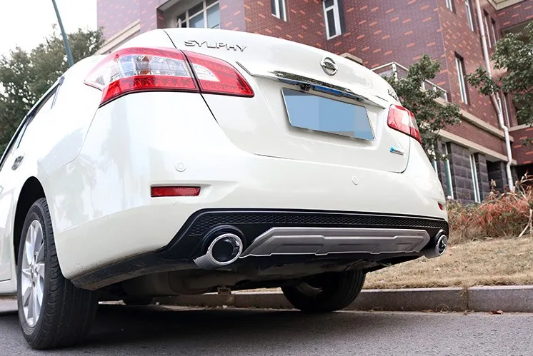 Задний спойлер Sentra 2012 защитные бамперы из АБС пластика для Nissan Sentra|rear spoiler lip|rear lip