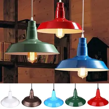 

Modern Chandelier Sconce Wall Light Vintage Iron Cage Loft Barn Gooseneck Edison