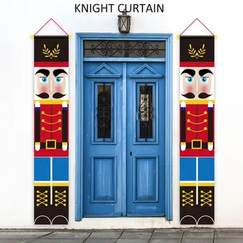 

Nutcracker Soldier Banner Christmas Decor For Home Merry Christmas Door Decor 2020 Xmas Ornament Happy New Year 2021 Navidad