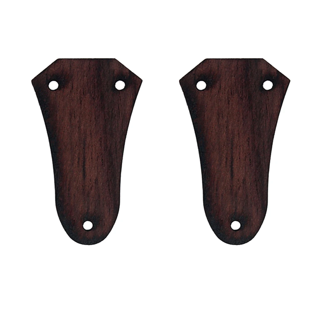 Exquisite Rosewood 3 Holes Truss Rod Cover Plate For Acoustic/Electric Guitar Pack Of 2
