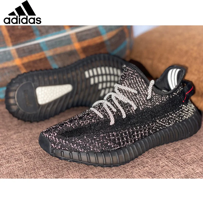 Мужские и женские кроссовки для бега тенниса Adidas Originals Yeezy Boost 350 Black | Спорт