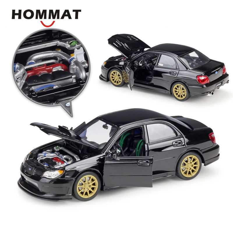 Весы HOMMAT Welly 1:24 Автомобили Subaru Impreza Wrx STI металлическая модель литье под давлением