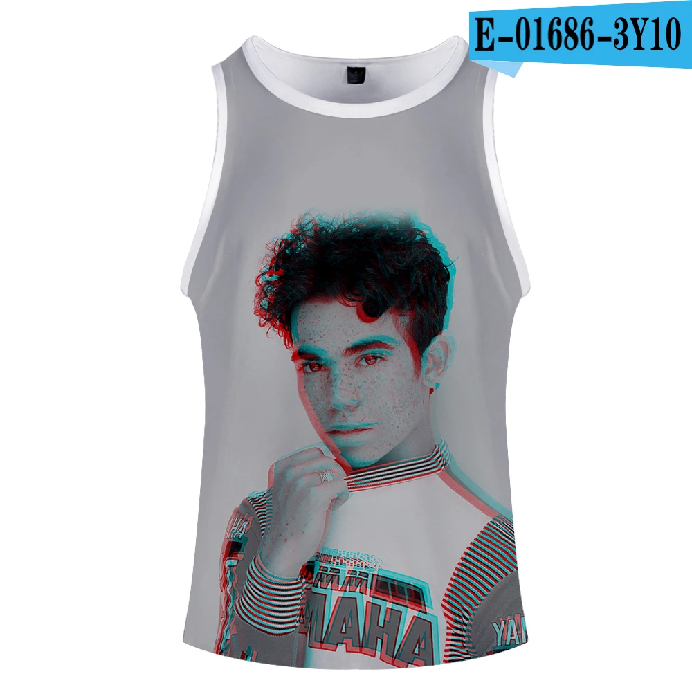 Cameron boyce Звездный жилет Топ уличный стиль Мода Лето Без Рукавов бег Печать Новинка Топ Роскошный Harajuku Hokage - Цвет: 7