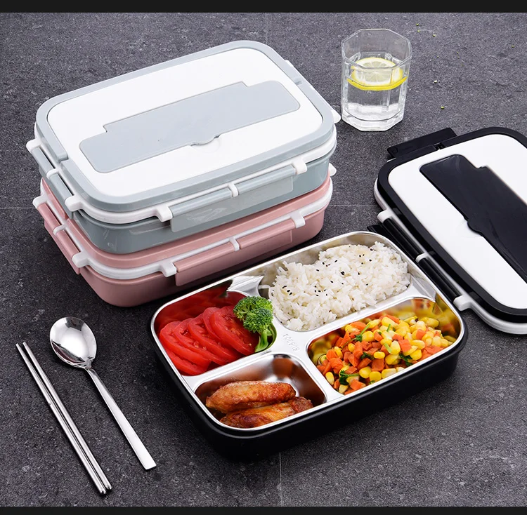 Портативный герметичный Ланч-бокс сохраняет температуру Bento box Кемпинг путешествия Туризм Офис школа портативный из нержавеющей стали еда Co