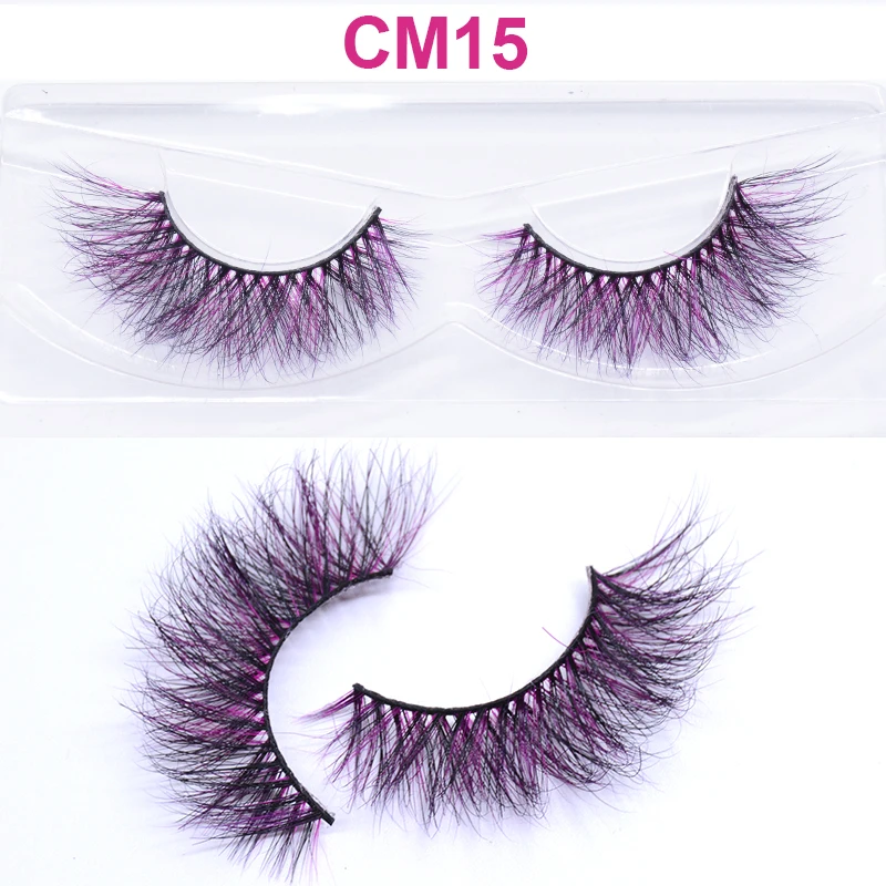 Okaylash 3d 6d False Colored Eyelashes Natural Real Mink Fluffy Style Eye Lash Extension Makeup Cosplay Colorful Eyelash -Outlet Maid Outfit Store H99d4561433854f92911651abb24993914.jpg