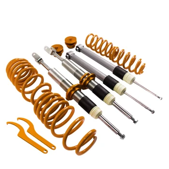 

coilover Shock Absorber for Audi A4 B6 B7 (8E) ALL Models 2WD /Quattro 2001 2002 Front + Rear Kit Spring FREE SHIPPING