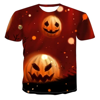 

Girl2020 Christmas T-shirt, summer fashion, fun casual T-shirt, jack-o '- lantern and Putin printed 3D men's and women's T-shirt