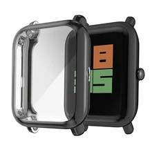TPU Protective Case Anti-Scratch Watch Cover for Huami AMAZFIT Bip Lite Band Protector Bumper Strap Smart Watch Accessories
