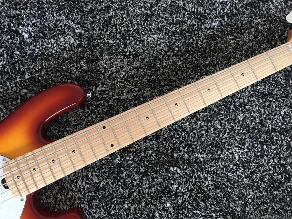 Новинка+ завод+ оранжевый взрыв Басс гитара Music Man stingray 5 электрической бас-гитары Эрни мяч бас Music Man, электронная бас