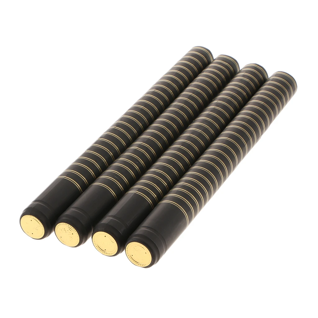 30mm Black 100 шт термоусадочные капсулы с прорезями, подходят для винных бутылок, атласная бордовая отделка, термоусадочные бутылки для домашнего использования - Цвет: 30mm Black