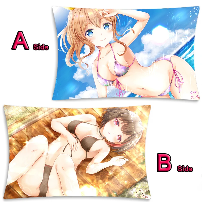 Аниме Bang Dream! МАРУЯМА Aya Minato Yukina Dakimakura длинная подушка для объятий чехол для кровати подушки наволочки 2WAY 35x55 см