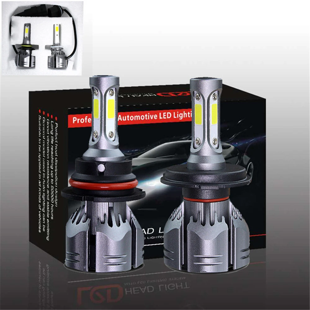 Светодиодная Автомобильная фара CARCTR s Far 3/5/8000K 4500/6500K H1/3/7/11/8/9/13/16 PX24 H4 60 Вт