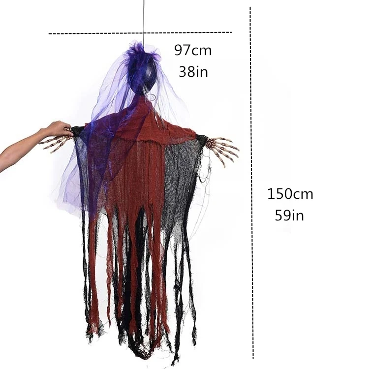 Мужчины/wo мужчины ключница ужас Хэллоуин украшения домашняя дверь Бар Клубные украшения страшный Хэллоуин призрак ужас Хэллоуин реквизит - Цвет: WSZS06802